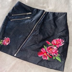 Leather skirt